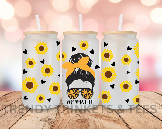 #MamaLife Sunflower Tumbler