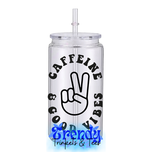 Caffeine & Good Vibes Tumbler