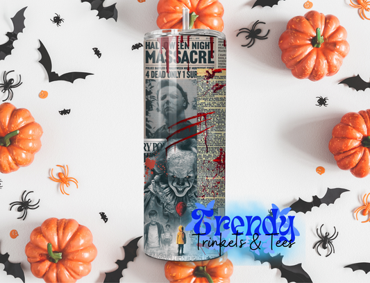 Halloween Massacre Tumbler