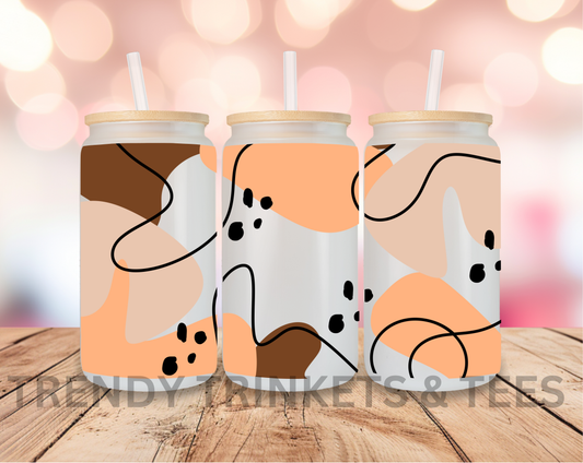 Abstract Outline Tumbler