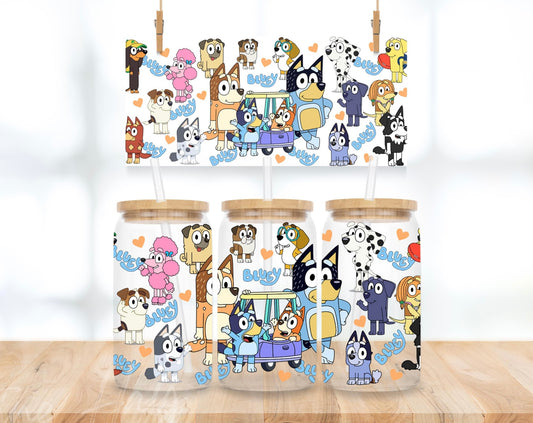 Bluey Inspired Characters Tumbler (3)