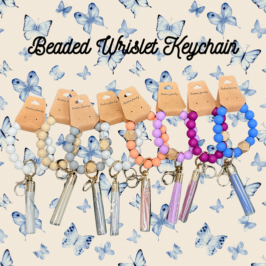 Beaded Wristlet Keychain