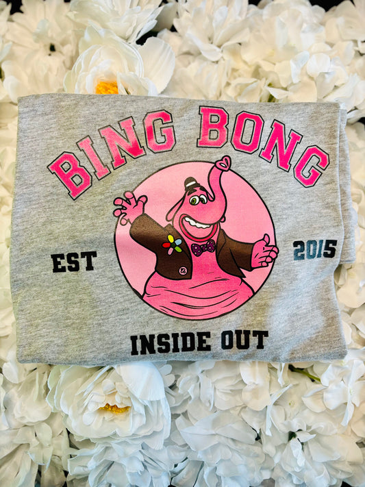 Bing Bong Character Long Sleeve Shirt | Gray | Small | RTS